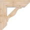 Ekena Millwork Funston Slat Smooth Bracket w/ Offset Brace, Douglas Fir, 7 1/2"W x 24"D x 24"H BKT0806X24X24FST06SDF - alternate 4